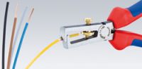 Клещи с накатанной головкой и контргайкой для удаления изоляции электроизолированные KNIPEX