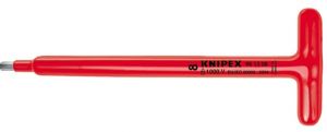 Отвертка для винтов с профилем "Внутренний шестигранник" с Т-образной ручкой KNIPEX 98 15 08 KN-981508 ― KNIPEX