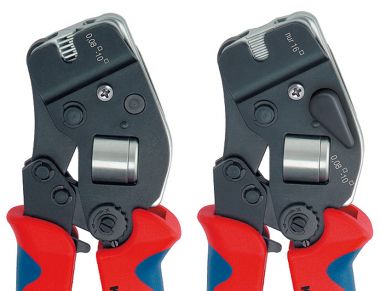 Инструменты для опрессовки контактных гильз самонастраивающийся с торцевой установкой KNIPEX ― KNIPEX