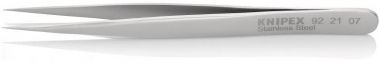 Пинцет универсальный, 110 мм, гладкие прямые игловидные губки KNIPEX 92 21 07 KN-922107 ― KNIPEX